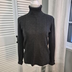 Tahari Charcoal Turtleneck Sweater